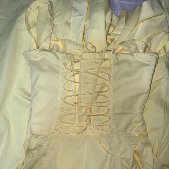 HOUSE OF CB 'Carmen' Buttercup Bustier Sundress - Picture 13 of 16